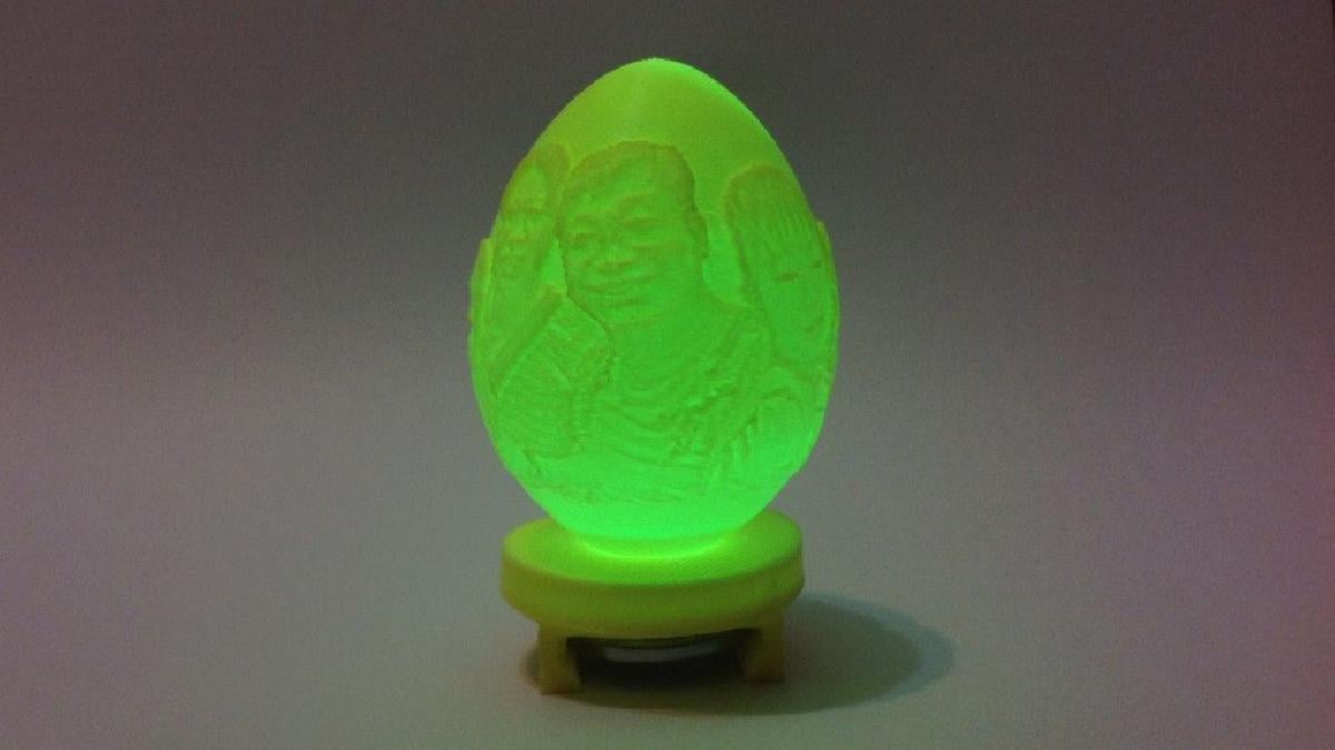 Lampada LED em forma de ovo