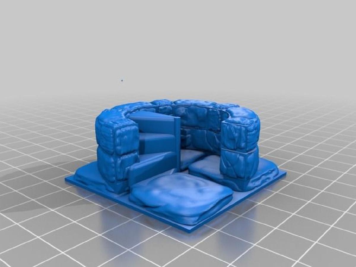Escada em espiral de meia altura de canto OpenForge 2.0 Mag