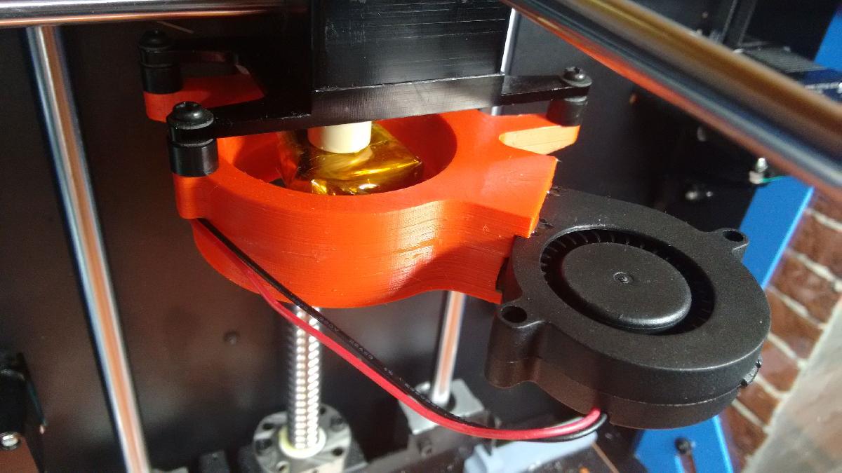 Duto de resfriamento do ventilador centrifugo Wanhao D5S