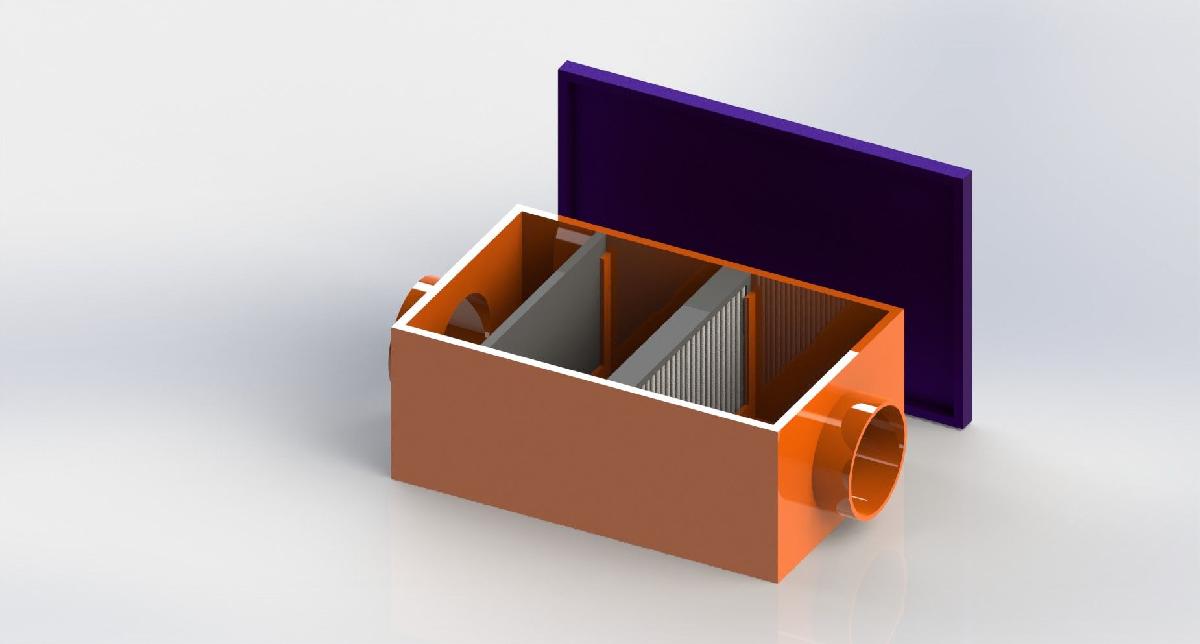 Caixa do Filtro de Ar da Impressora