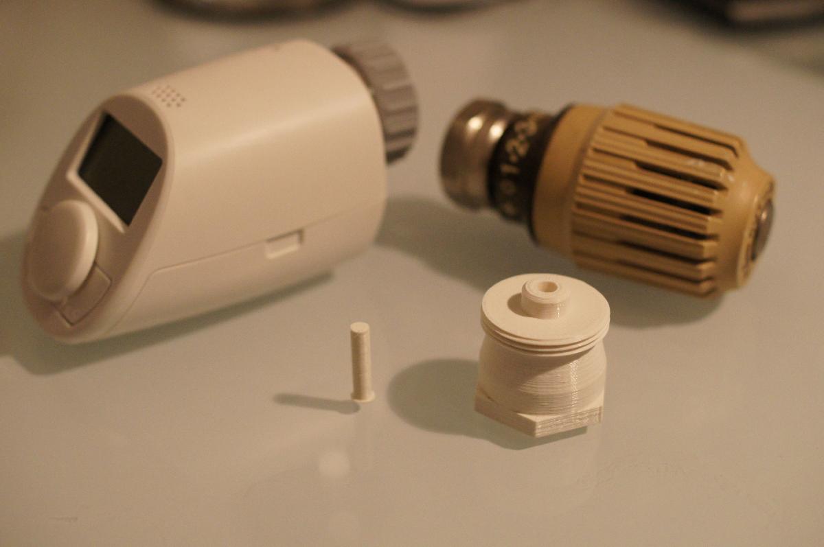 Adaptador de Termostato de Radiador de Aquecimento M28x1,5 para M30x1,5, por exemplo, para Termostato eQ 3