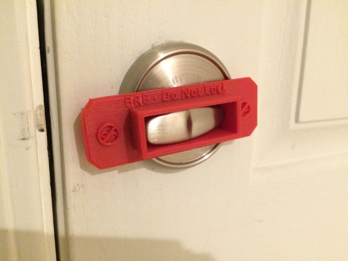 Aviso de travamento da porta para excursao temporaria