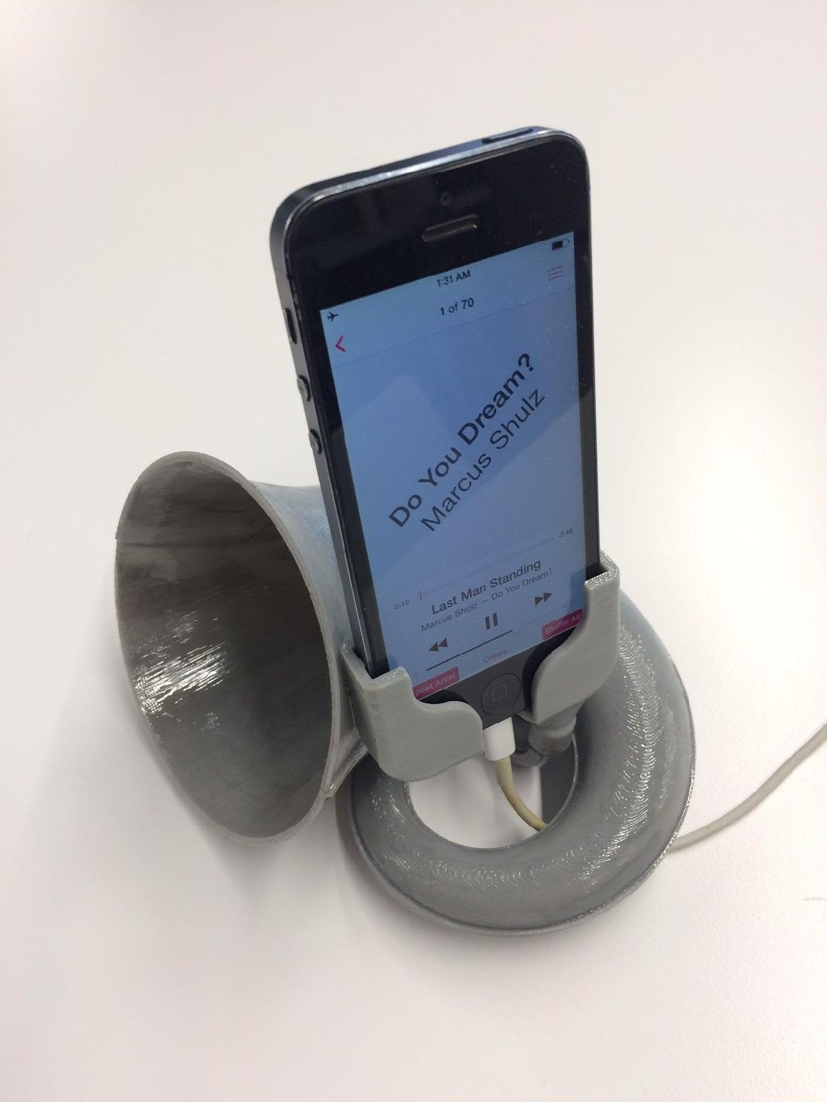 Cornucopia Exponencial Horn Base para iPhone