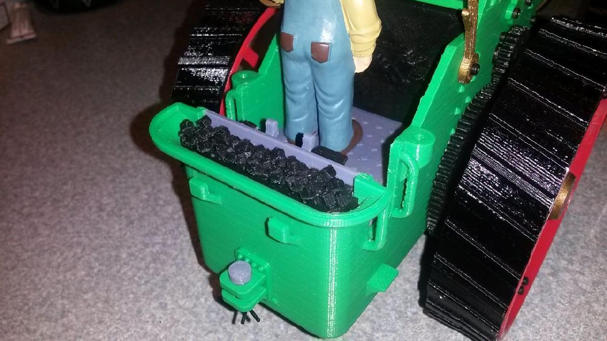 Carvao para locomotiva a vapor