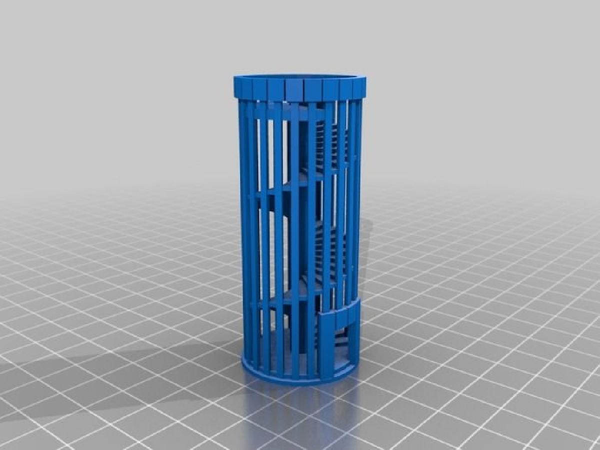 Escada em espiral / Impressao de teste arquitetonica