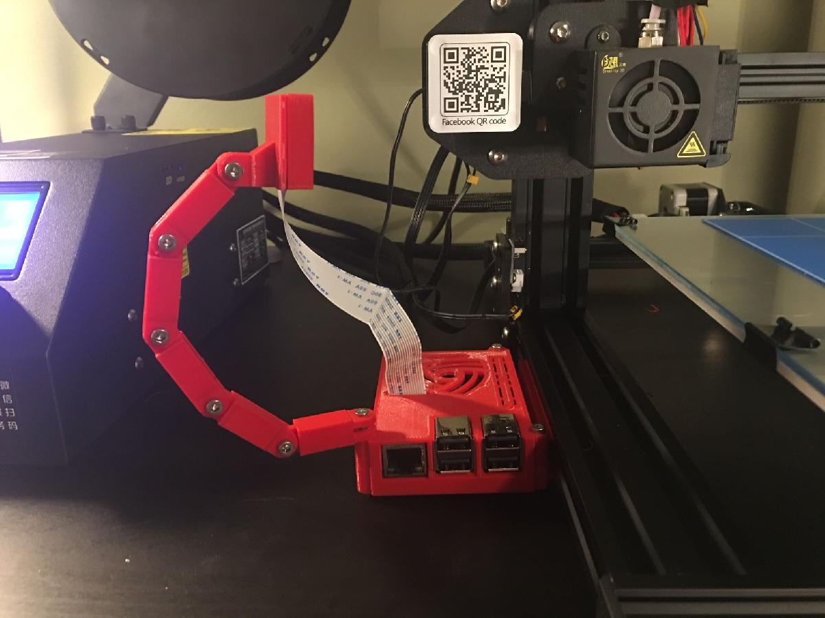 Case para Raspberry Pi com camera Pi para CR 10