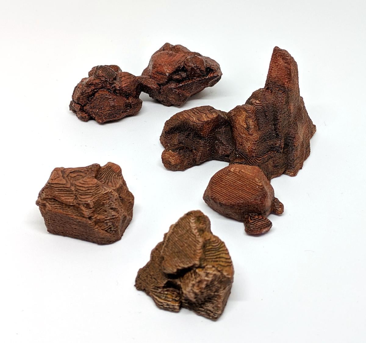 Pedras para Gloomhaven   Esculpidas (1, 2, 3 Hex)