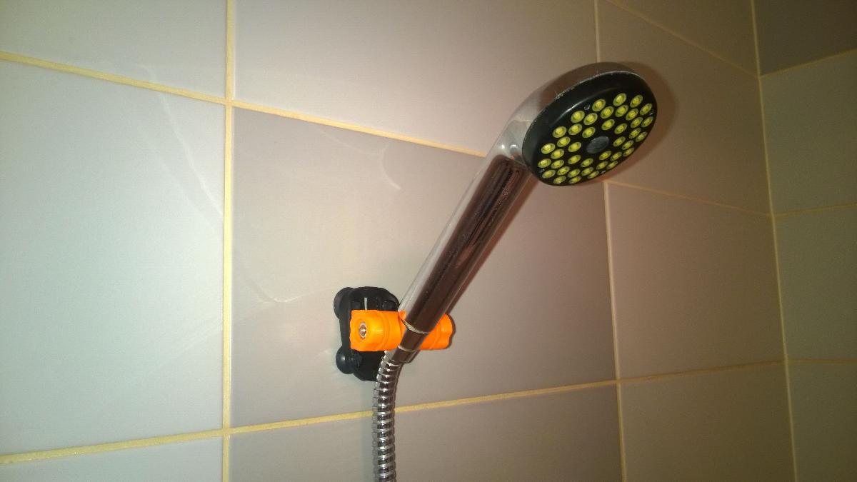 Suporte para chuveiro   sem furar azulejos