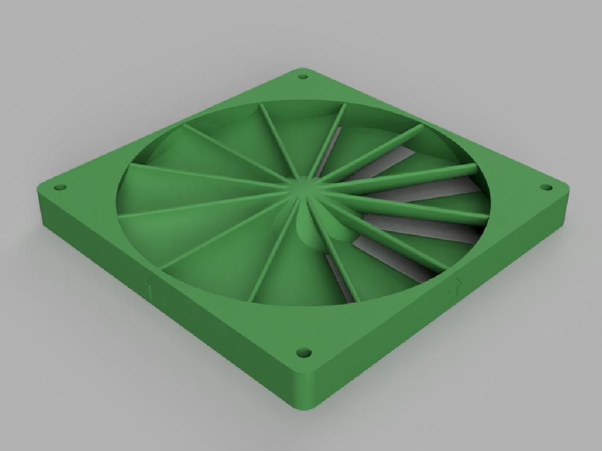 Acelerador de Pressao Estatica para Ventilador de 140mm 10/15/20mm