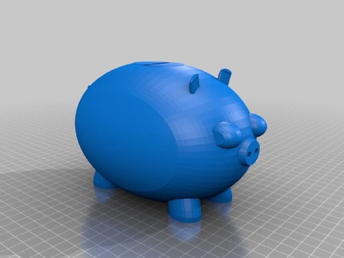 Porquinho de Papel Imprimivel