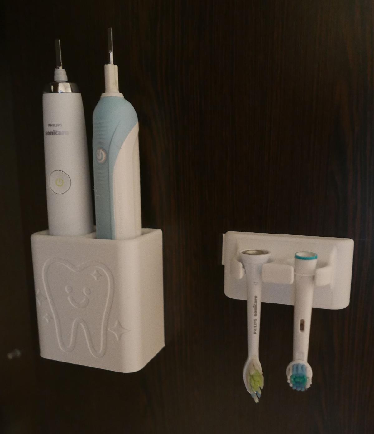 Suporte para escova de dentes eletrica