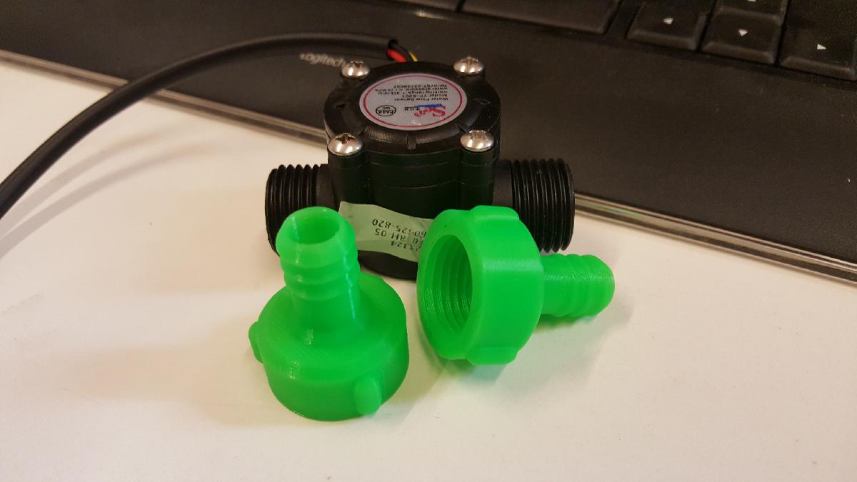 Conector de Mangueira do Sensor de Fluxo