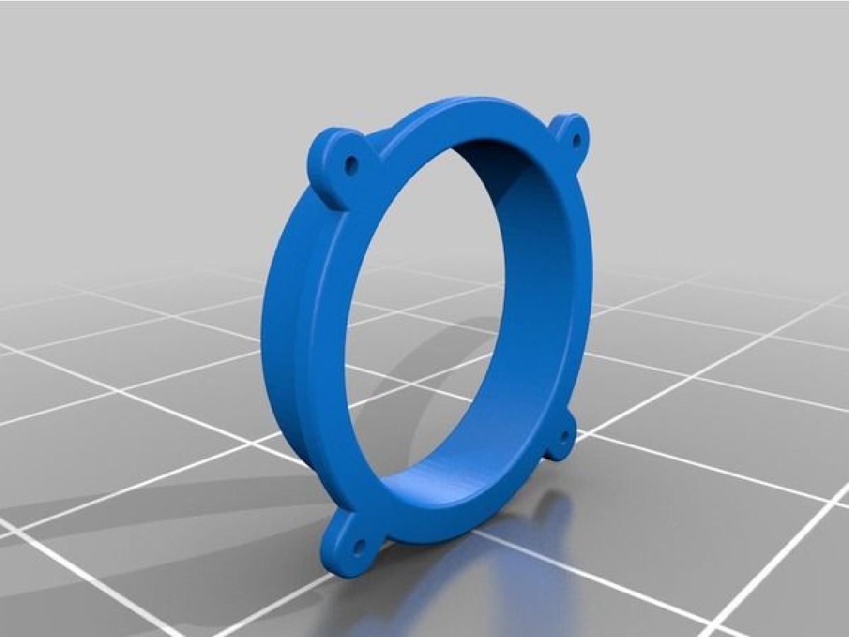 Saida de ar para Flashforge Dreamer para duto de secadora de 4