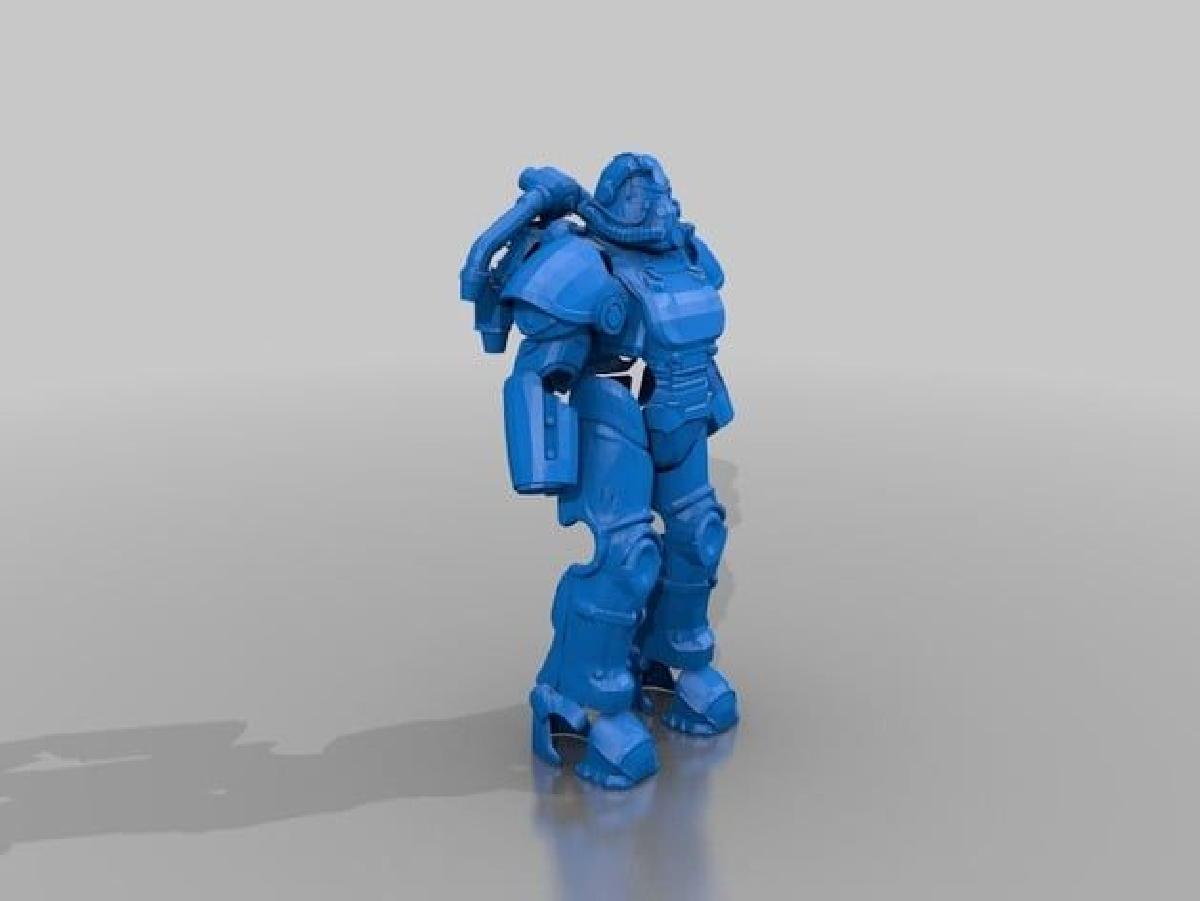 Armadura completa T 51 Fallout 4 1,93 metros de altura