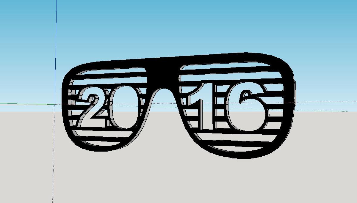 Oculos de Persiana 2016   Feliz Ano Novo