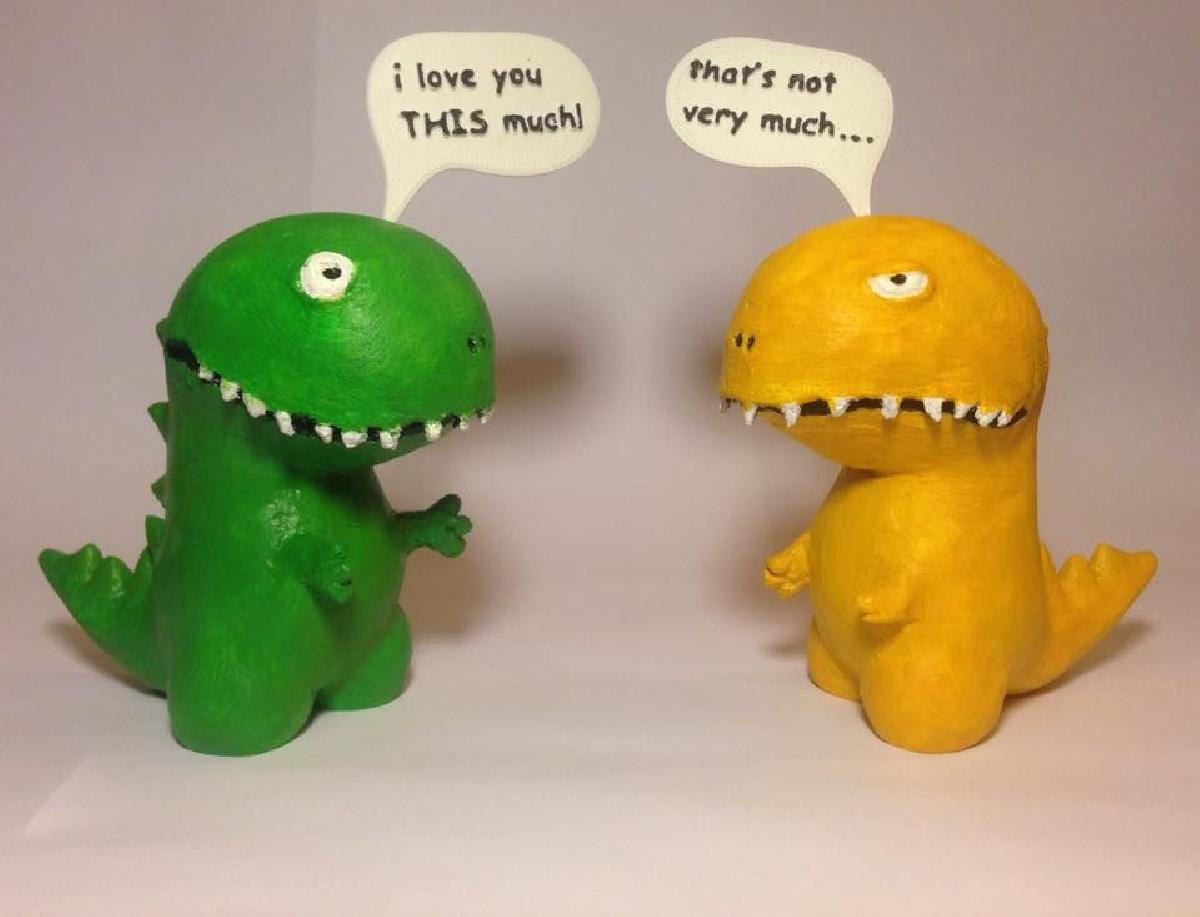 Eu te amo TANTO! Dinossauros