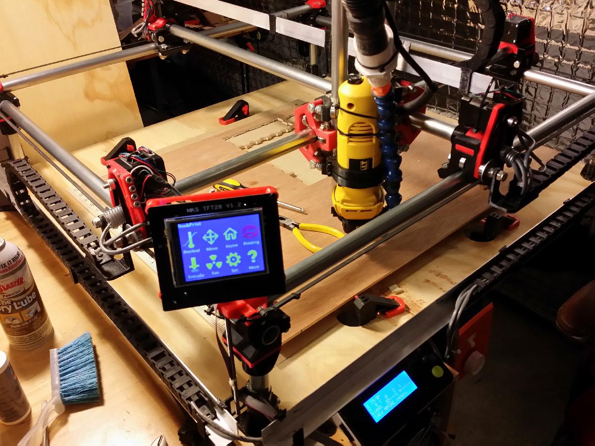 MPCNC com Makerbase MKS TFT28