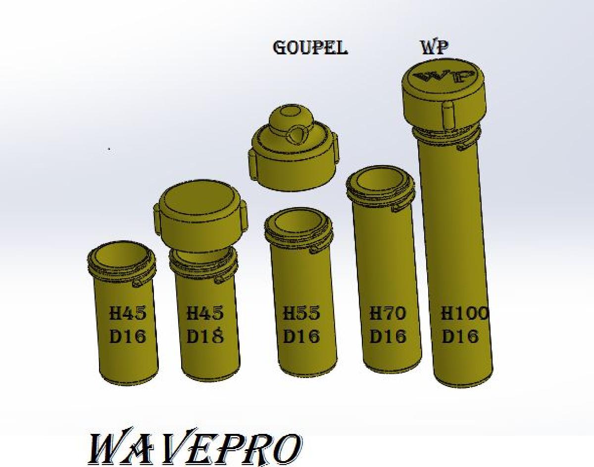 Tubo de ensaio de estocagem A prova dagua Sobrevivencialista