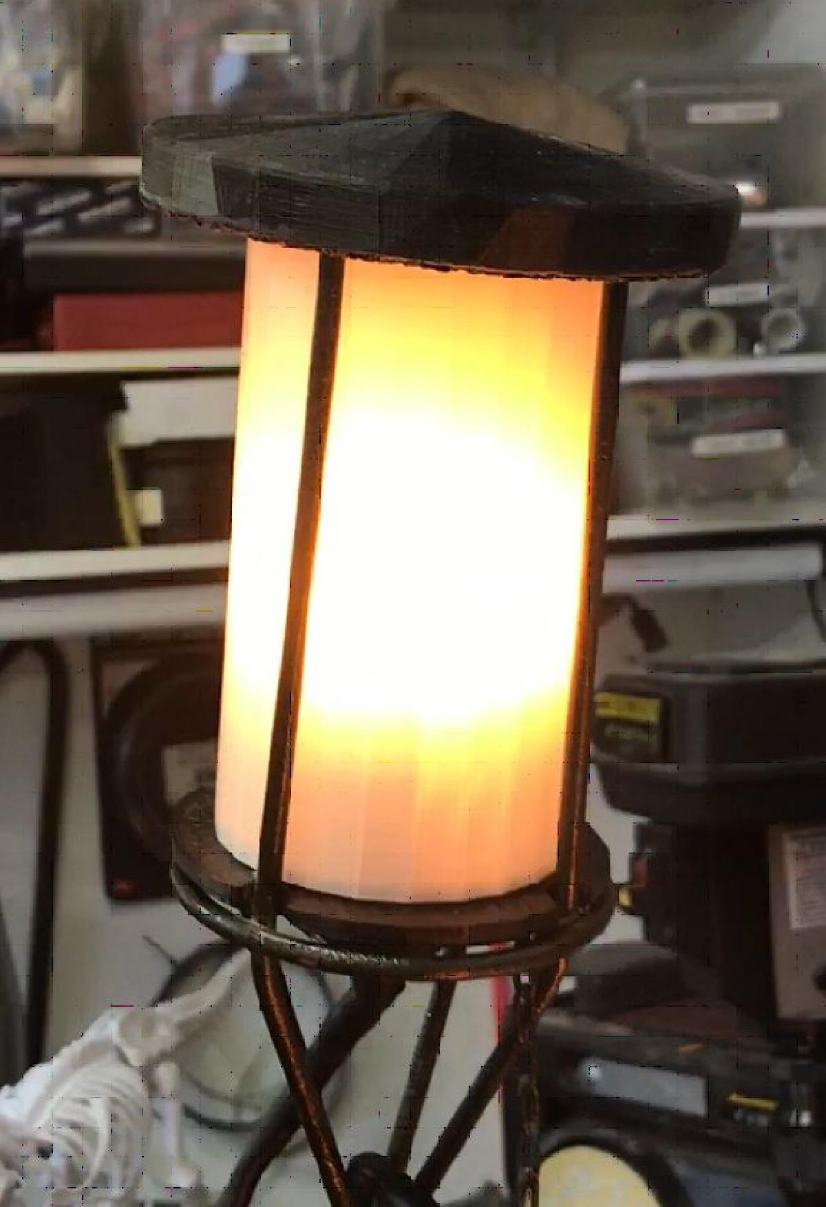 habitacao de tocha Tiki LED