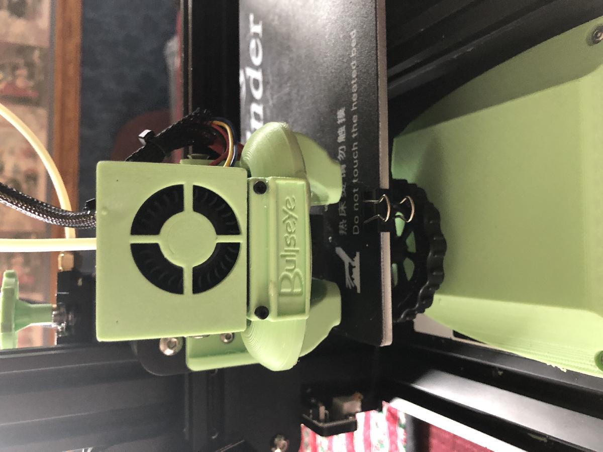 Capa do ventilador padrao Ender 3 para cooler Bullseye