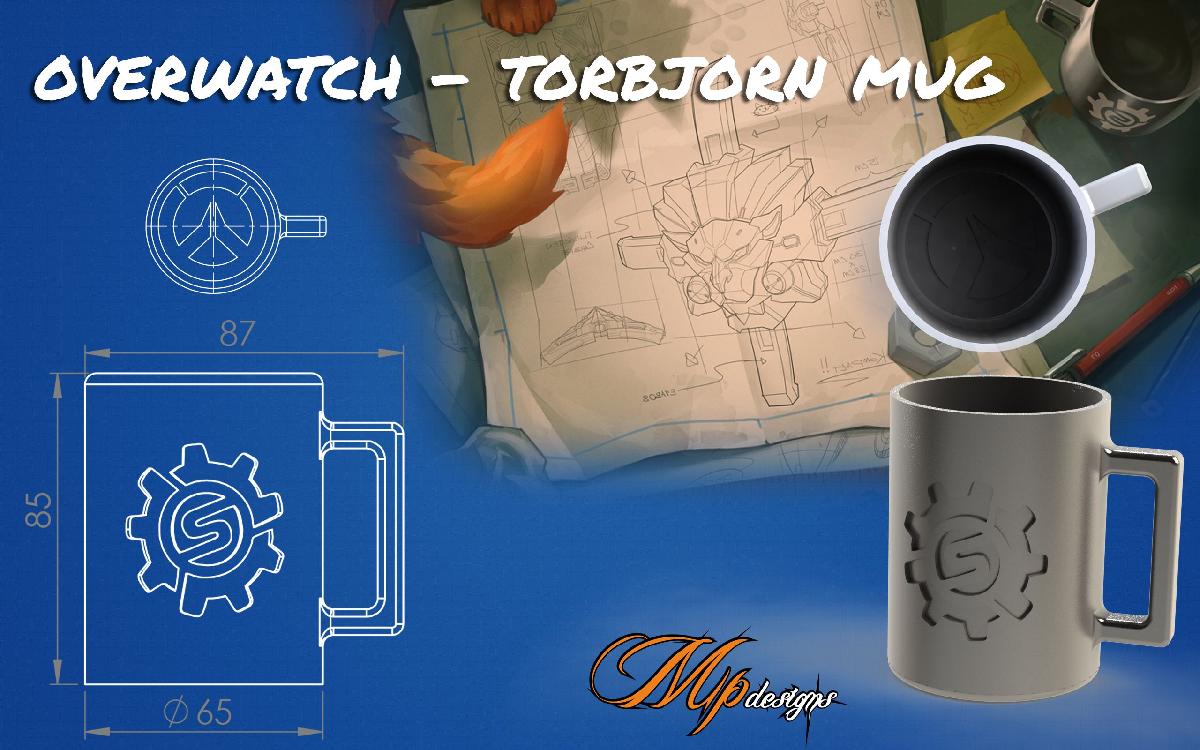 Caneca do Torbjorn do Overwatch