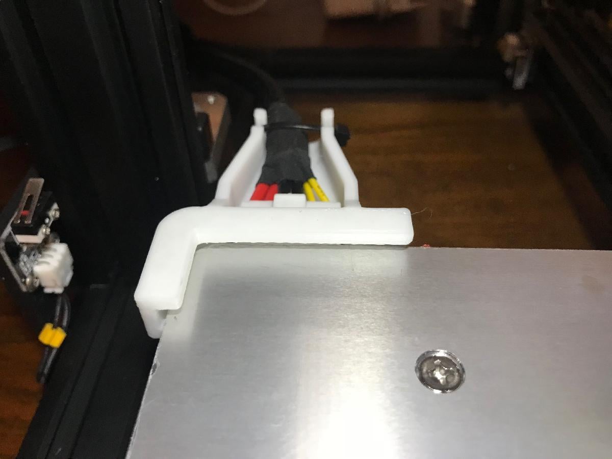 Conector de Cama CR 10 MINI com Alivio de Tensao e Clipes de Canto