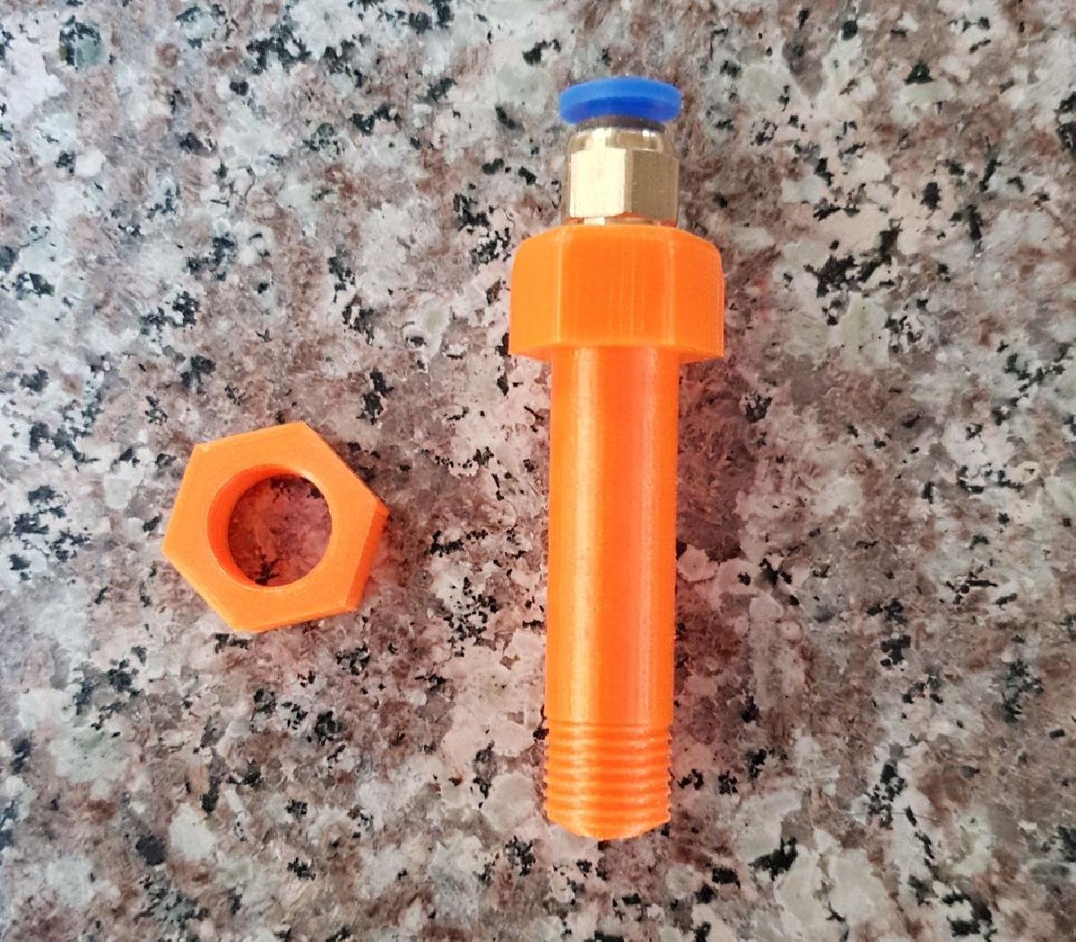 Inserto para conector pneumatico de 1,75 para guia de filamento de caixa seca angular