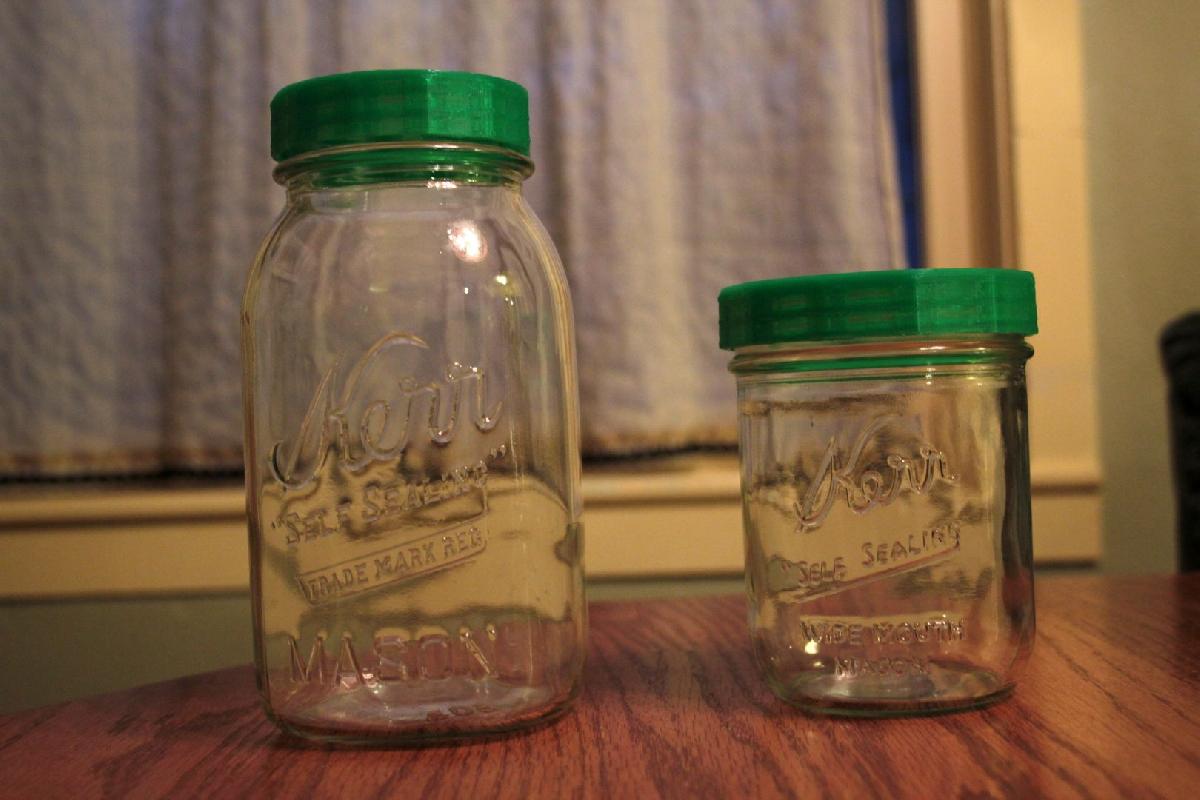 Tampas de frascos de conserva