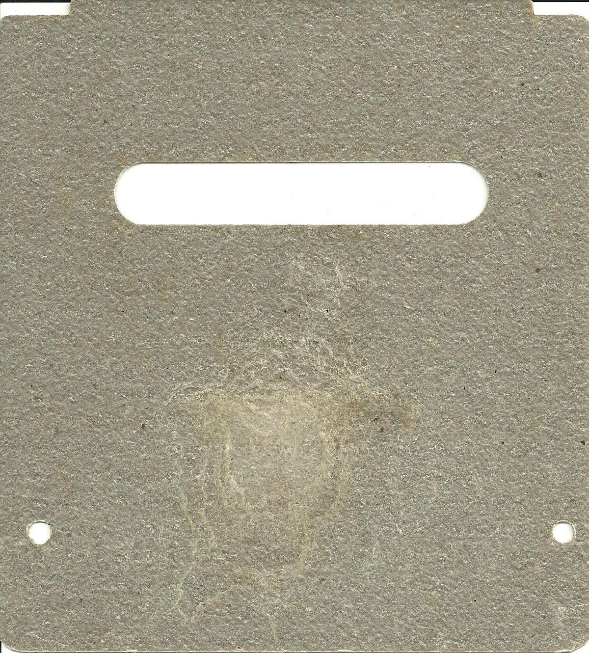 Placa de cobertura do guia de onda de mica para forno de micro ondas GE JE1860G, peca # WB06X10162