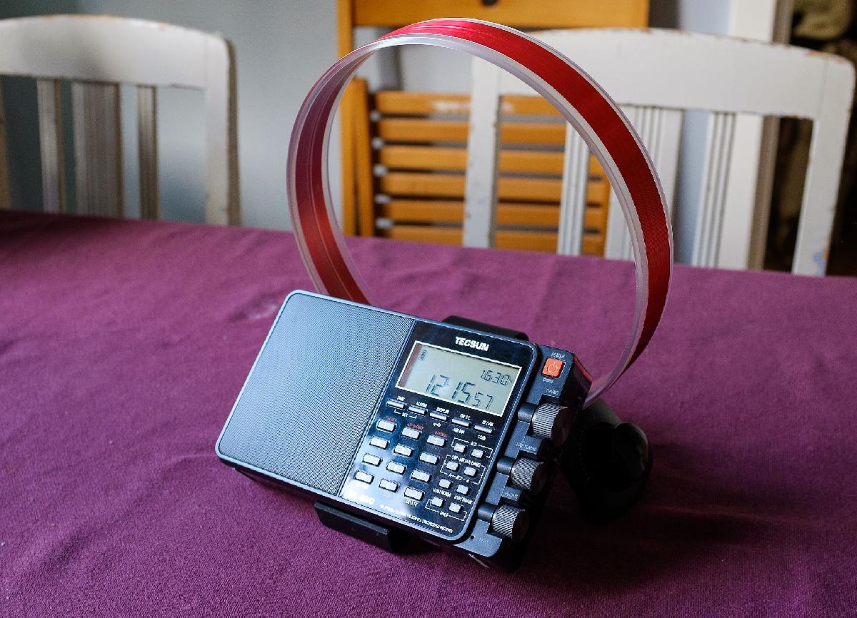 Suporte para radio antena de loop Tecsun/Grundig/Kaito AN 200