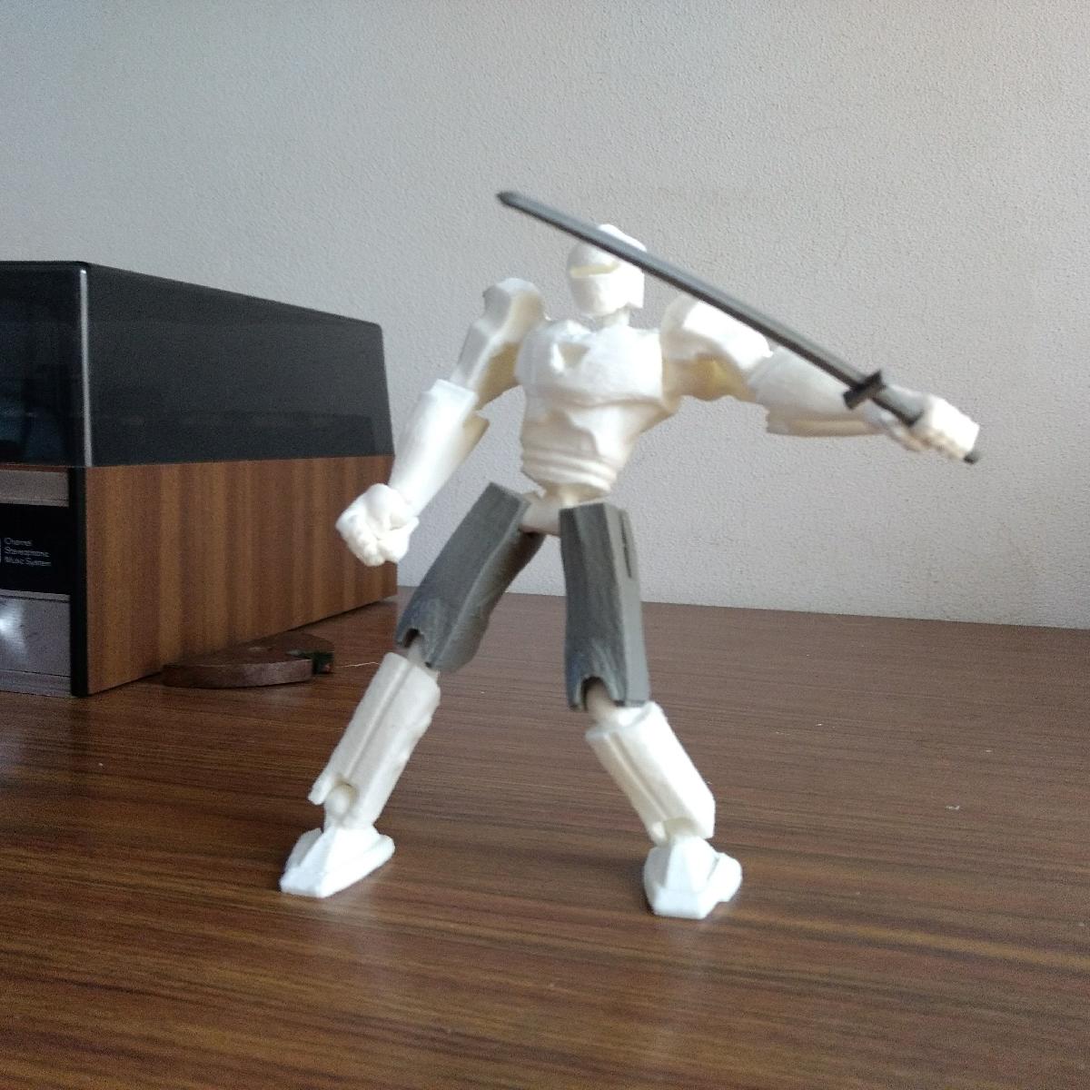 Boneco de acao articulado