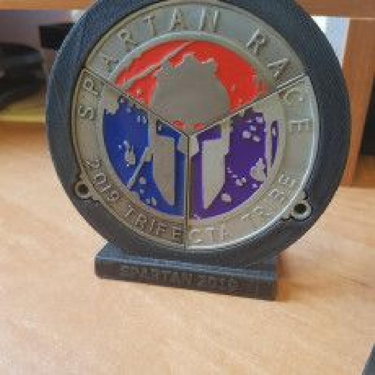 Medalha SPARTAN Trifecta