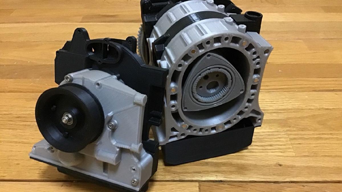 Modelo Funcional do Motor Rotativo Wankel Mazda RX 7 13B