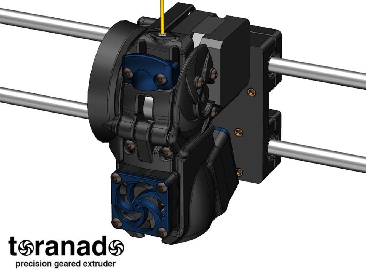Tornado PGE X Carriage   Prusa i3 8mm