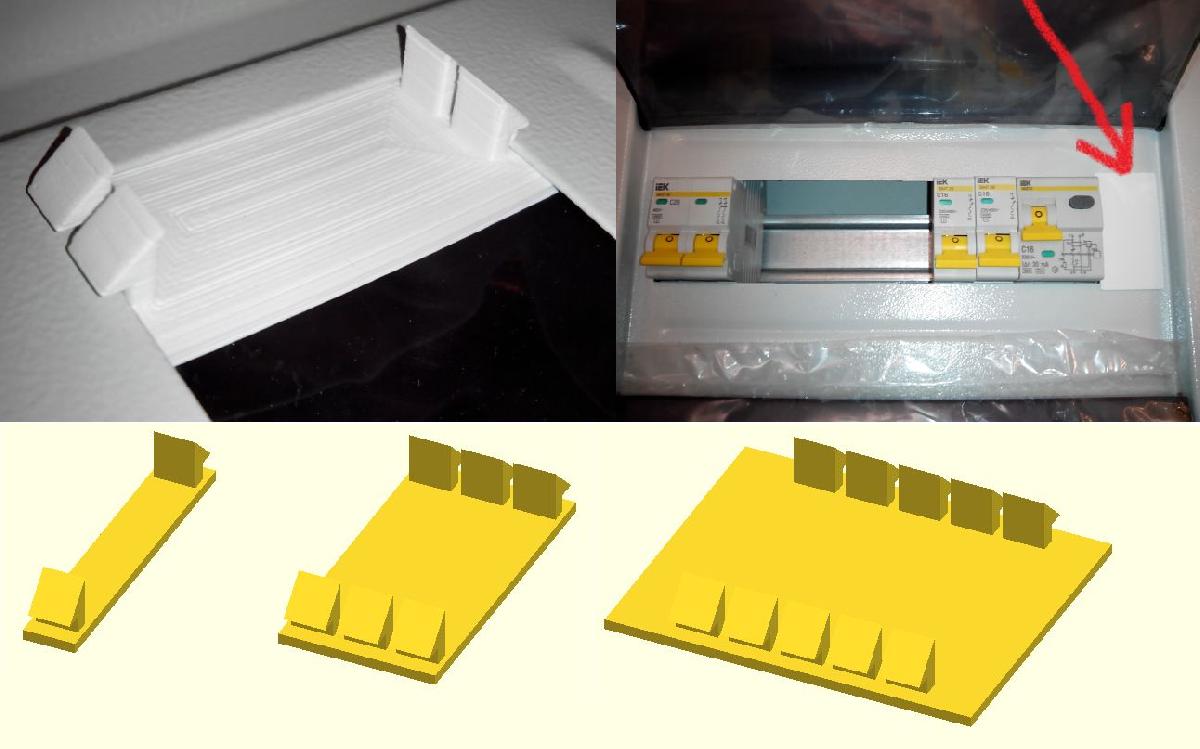 recortador openSCAD adequado para recorte em painel de controle e caixa de distribuicao