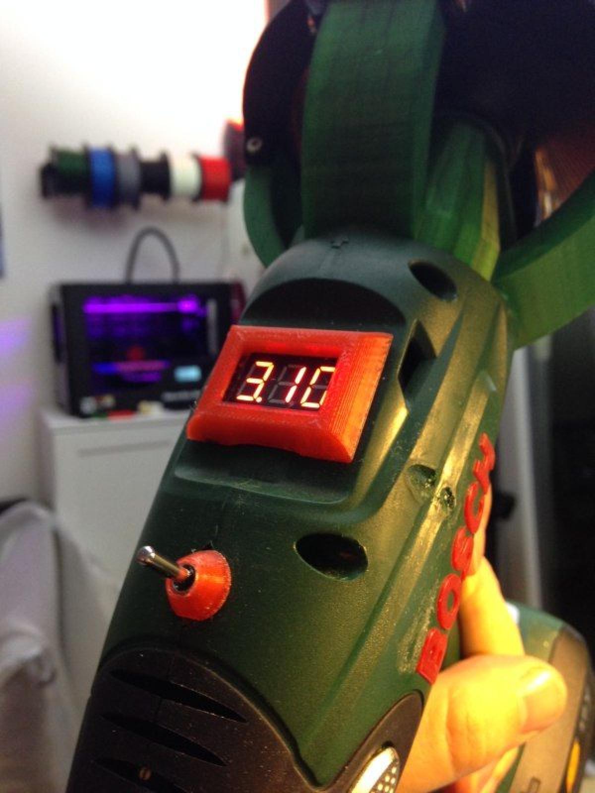 monstro de lanterna LED impressa em 3D. 100W de potencia LED!