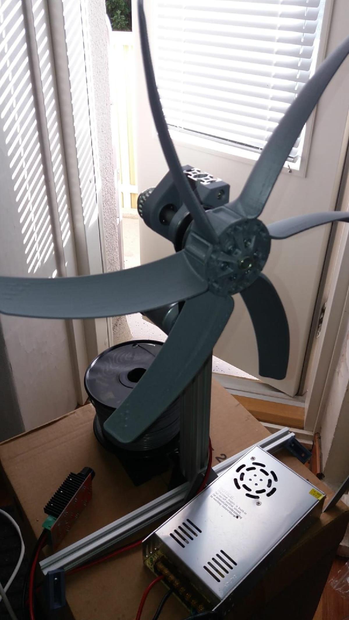 Ventilador potente com lamina personalizada (por exemplo, motor 775)