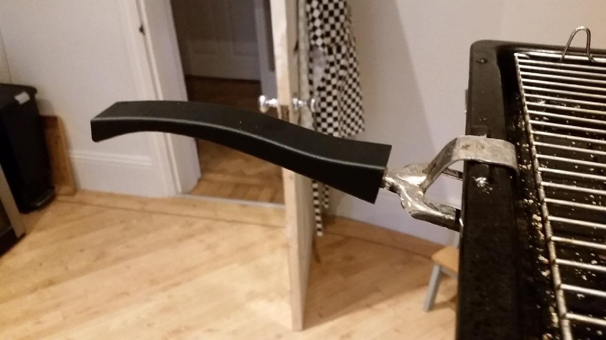 Cabo da frigideira grelhada