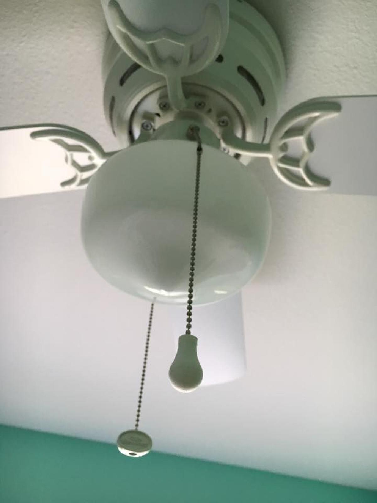 Lampada de ventilador de teto