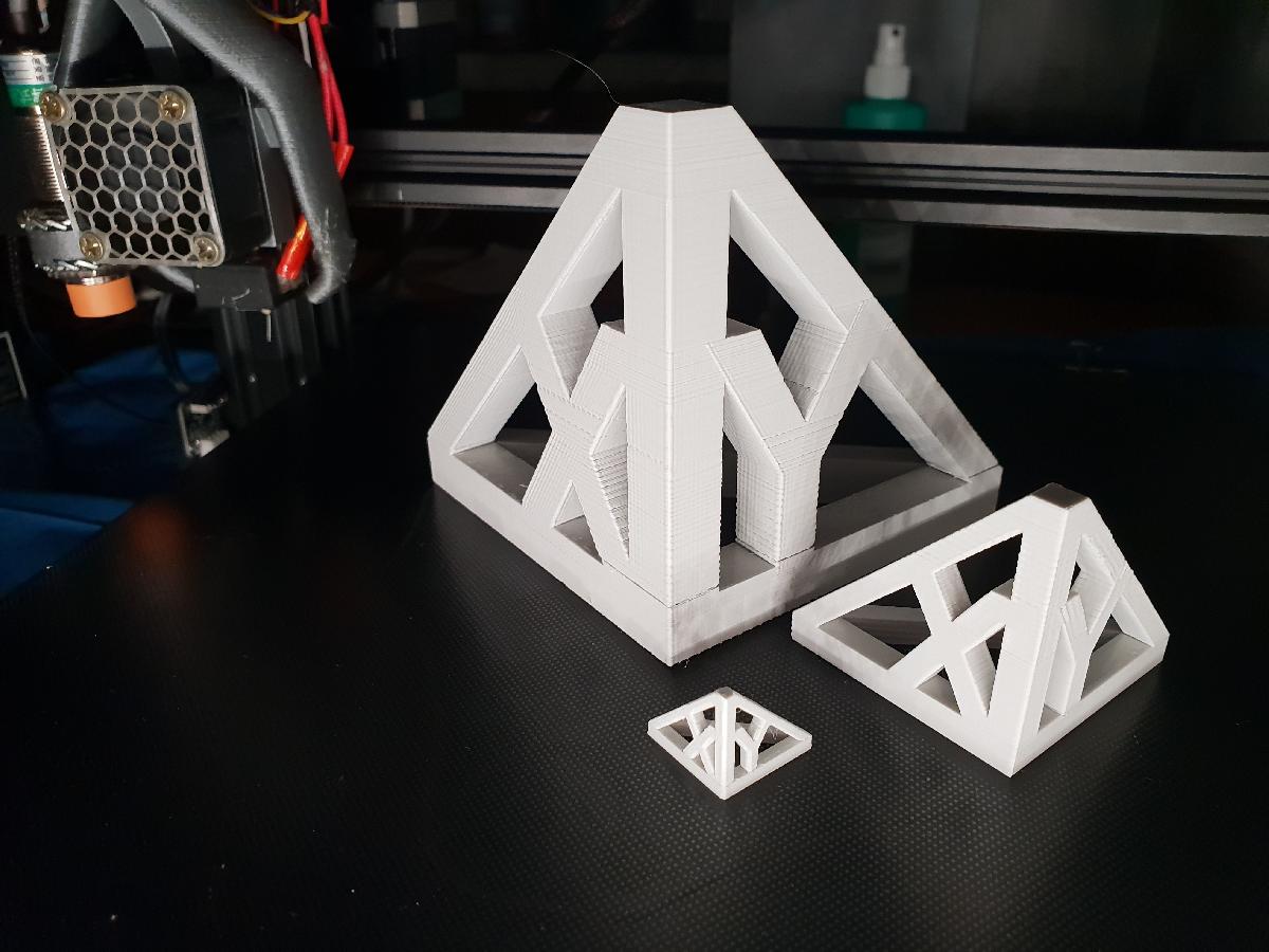 cubo XYZ minimalista rapido e facil de 20mm