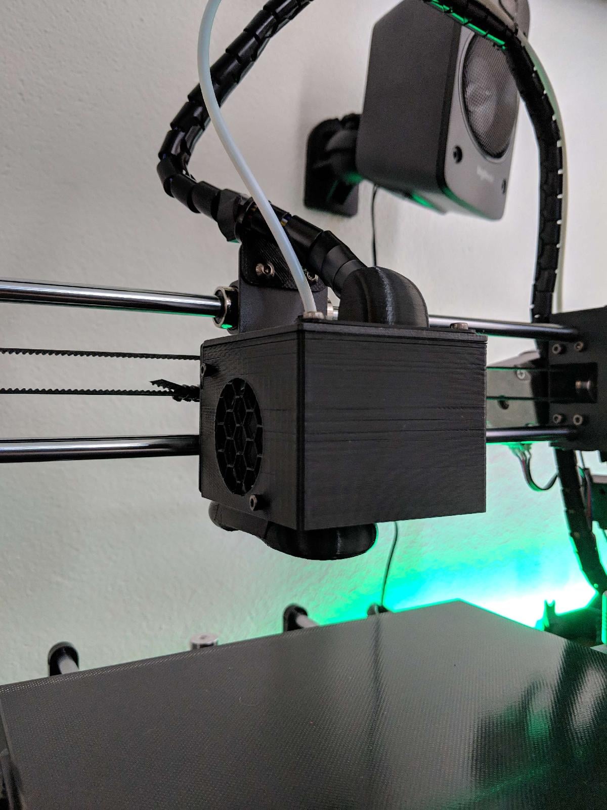 Capa/Case de Hotend Honeycomb Anycubic Mega S / I3 Mega