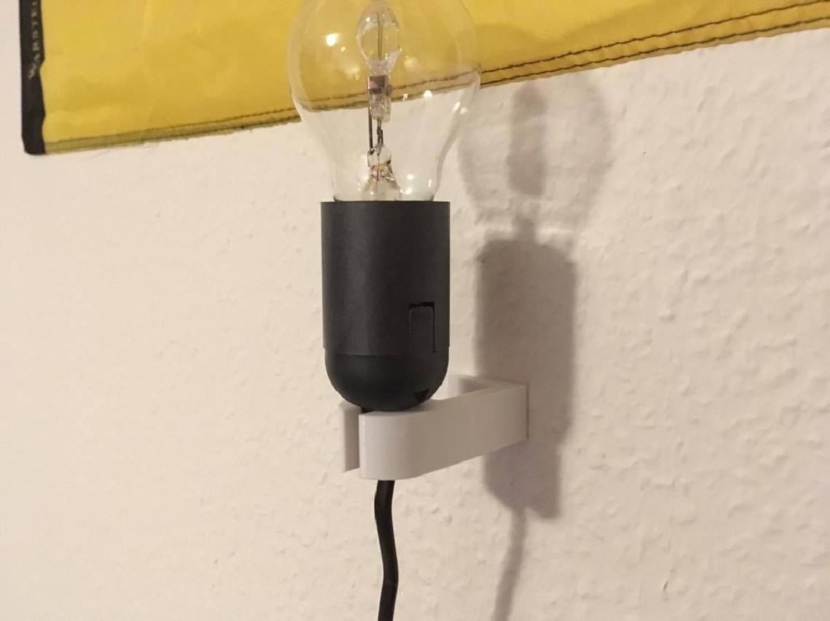 Lampada super facil (suporte de parede para lampada)