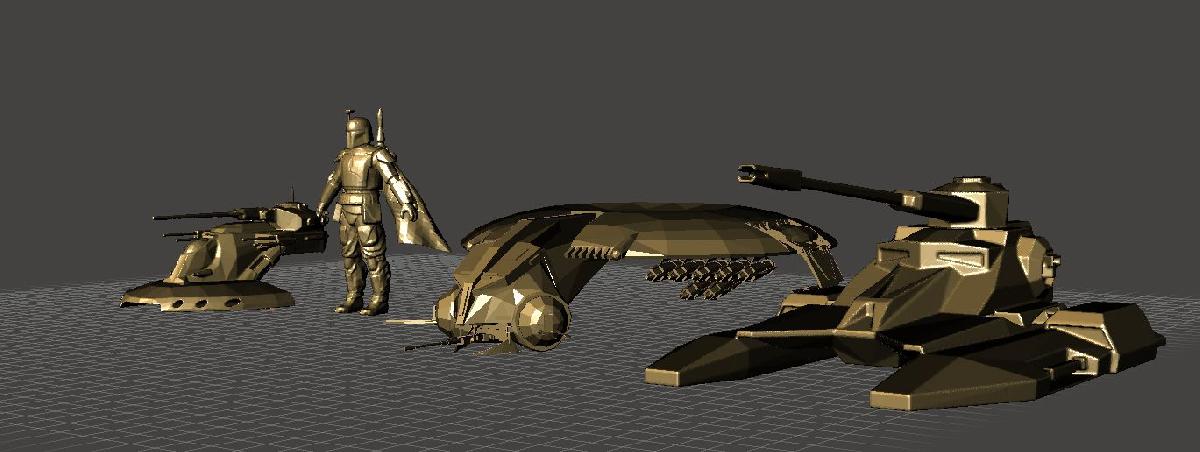 MODELOS HD DE STAR WARS