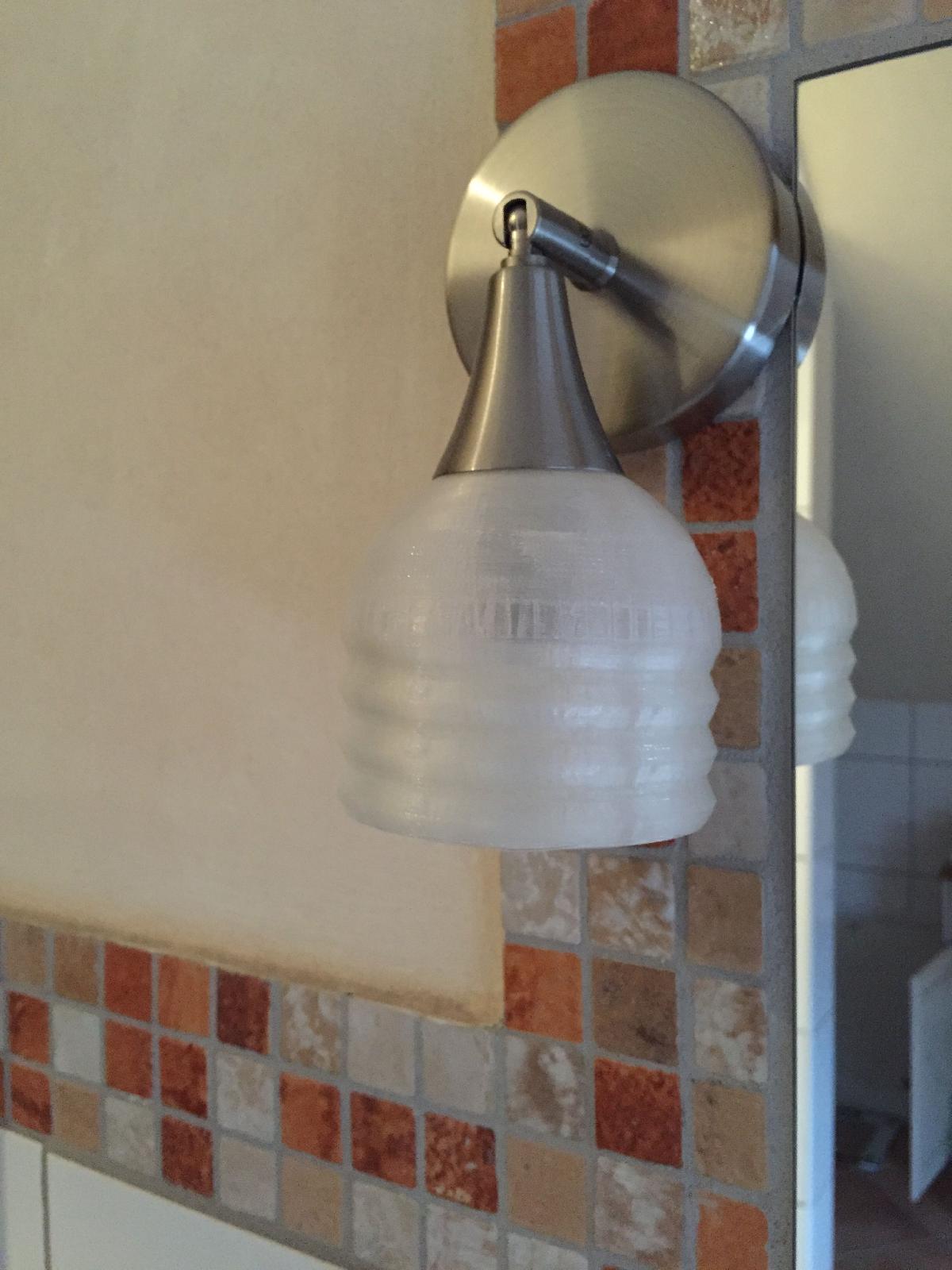 Abajur para lampada de parede suspensa