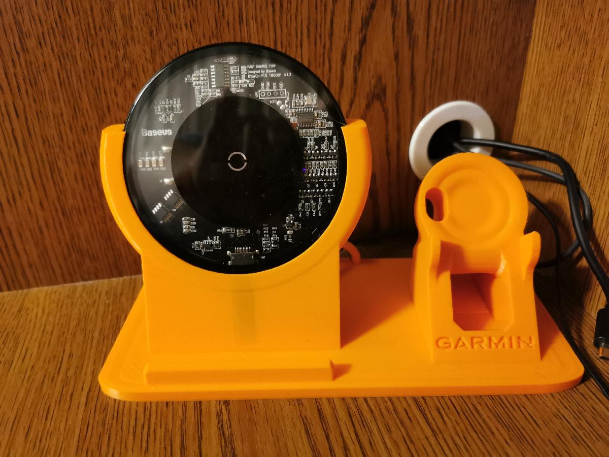 Suporte de carregamento sem fio Baseus + smartwatch gear S3 / Garmin fenix 6 / amazfit Pace