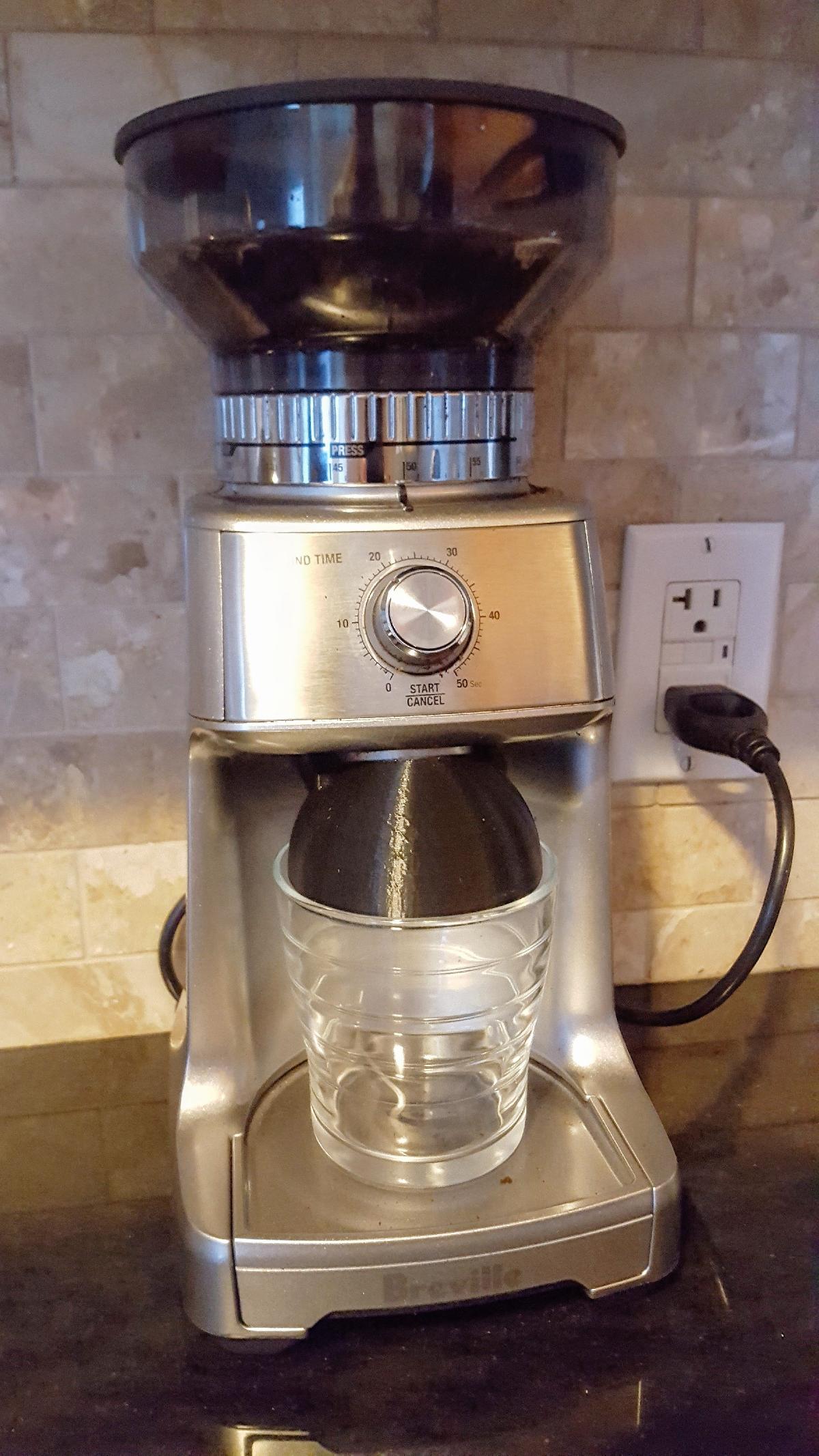 Tubo de cafe para moedor de cafe Breville BCG600