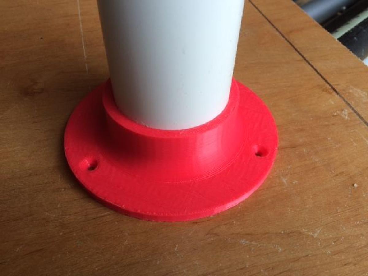 suporte para perna de mesa de tubo de PVC de 2