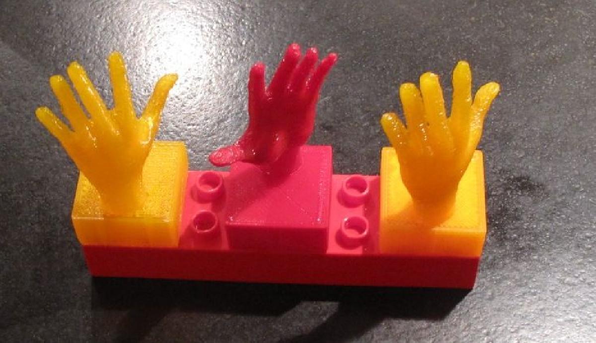 Mao em bloco compativel duplo