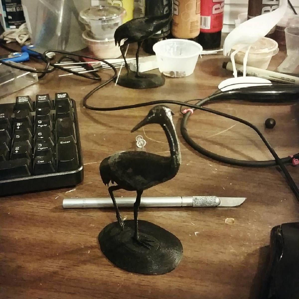 Escultura de Grua de Areia