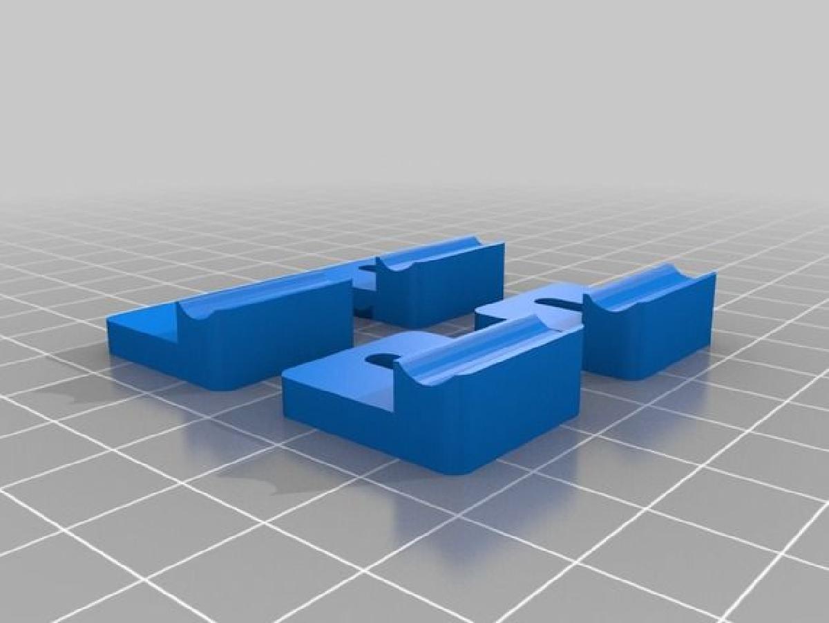 Bracadeiras de Cama Ajustaveis, agora no OpenSCAD.